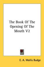 The Book Of The Opening Of The Mouth V2 af E. A. Wallis Budge