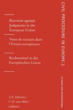 Recourse against Judgments in the European Union af J.A. Jolowicz