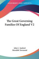 The Great Governing Families Of England V2 af Meredith Townsend