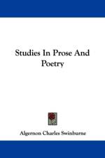 Studies In Prose And Poetry af Algernon Charles Swinburne