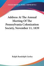 ADDRESS AT THE ANNUAL MEETING OF THE PEN af RALPH RANDOL GURLEY