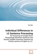 Individual Differences in L2 Sentence Processing af Ren Hulin