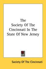 THE SOCIETY OF THE CINCINNATI IN THE STA af SOCIETY OF THE CINCI