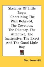 SKETCHES OF LITTLE BOYS: CONTAINING THE af Mrs. Lovechild