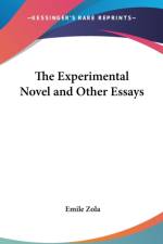 THE EXPERIMENTAL NOVEL AND OTHER ESSAYS af Emile Zola