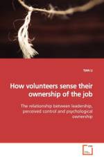 How volunteers sense their ownership of the job af Tian Li