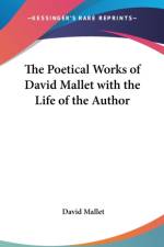 Poetical Works of David Mallet with the Life of the Author af David Mallet
