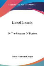 Lionel Lincoln af James Fenimore Cooper