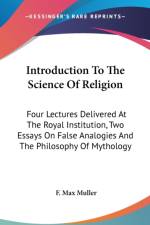 Introduction To The Science Of Religion af F. Max Muller