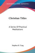 Christian Titles af Stephen H. Tyng