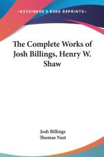 THE COMPLETE WORKS OF JOSH BILLINGS, HEN af Josh Billings