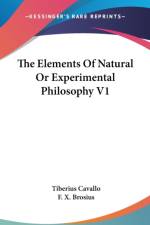 Elements Of Natural Or Experimental Philosophy V1 af Tiberius Cavallo