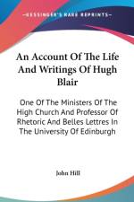 Account Of The Life And Writings Of Hugh Blair af John Hill