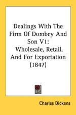 Dealings With The Firm Of Dombey And Son V1 af Charles Dickens