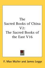 THE SACRED BOOKS OF CHINA V2: THE SACRED af F. Max Muller