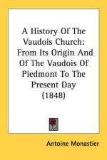 History Of The Vaudois Church af Antoine Monastier