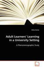 Adult Learners' Learning in a University Setting af Hilkka Roisko
