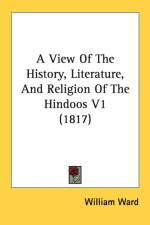 A View Of The History, Literature, And Religion Of The Hindoos V1 (1817)