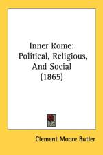 Inner Rome af Clement Moore Butler