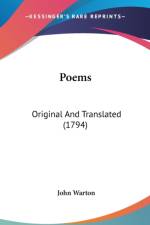 Poems: Original And Translated (1794) af John Warton
