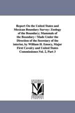Report on the United States and Mexican Boundary Survey af United States Dept of the Interior