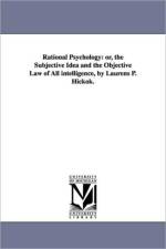 Rational Psychology af Laurens P (Laurens Perseus) Hickok