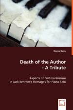 Death of the Author - A Tribute af Bianca Baciu