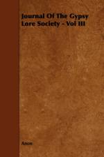 Journal Of The Gypsy Lore Society - Vol III af Anon