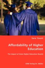 Affordability of Higher Education - The Impact of State Higher Education Boards af Sara Yount