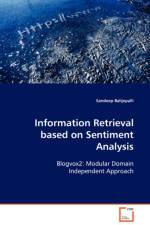 Information Retrieval based on Sentiment Analysis af Sandeep Balijepalli