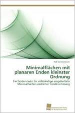 Minimalflachen mit planaren Enden kleinster Ordnung af Zimmermann Ralf
