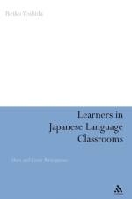 Learners in Japanese Language Classrooms af Dr Reiko Yoshida