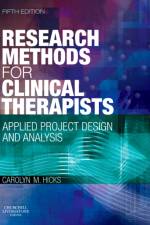 Research Methods for Clinical Therapists af Carolyn M. (Professor of Health Care Psychology Hicks