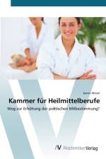 Kammer fur Heilmittelberufe af Katrin Witzel