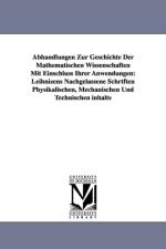 Abhandlungen Zur Geschichte Der Mathematischen Wissenschaften Mit Einschluss Ihrer Anwendungen af Dr Ernst Gerland