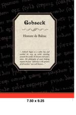 Gobseck af Honore de Balzac