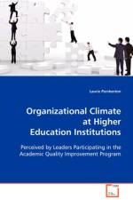 Organizational Climate at Higher Education Institutions af Laurie Pemberton