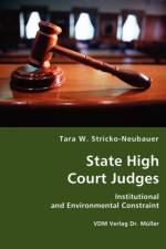 State High Court Judges af Tara W Stricko-Neubauer