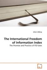 The International Freedom of Information Index af Johan Lidberg