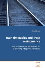 Train timetables and track maintenance af Amie Albrecht