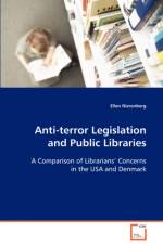 Anti-terror Legislation and Public Libraries af Ellen Nierenberg