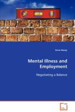 Mental Illness and Employment af Anne Honey
