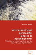 International legal personality af Christopher Barbara