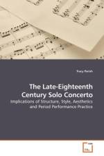 The Late-Eighteenth Century Solo Concerto af Tracy Parish