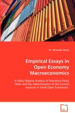 Empirical Essays in Open Economy Macroeconomics af Alexander Darku