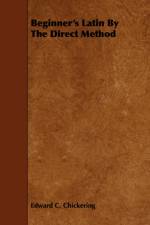 Beginner's Latin By The Direct Method af Edward. C. Chickering