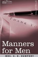 Manners for Men af Mrs Humphry Humphry