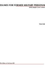 Resumes for Former Military Personnel, 3rd edition af McGraw Hill