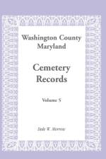 Washington County Maryland Cemetery Records af Dale W Morrow