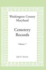 Washington County Maryland Cemetery Records af Dale W Morrow